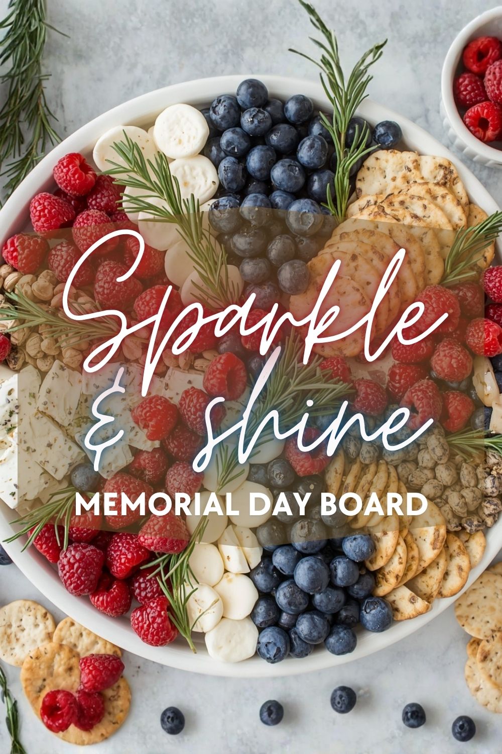 Sparkle & Shine Memorial Day Cheese Board