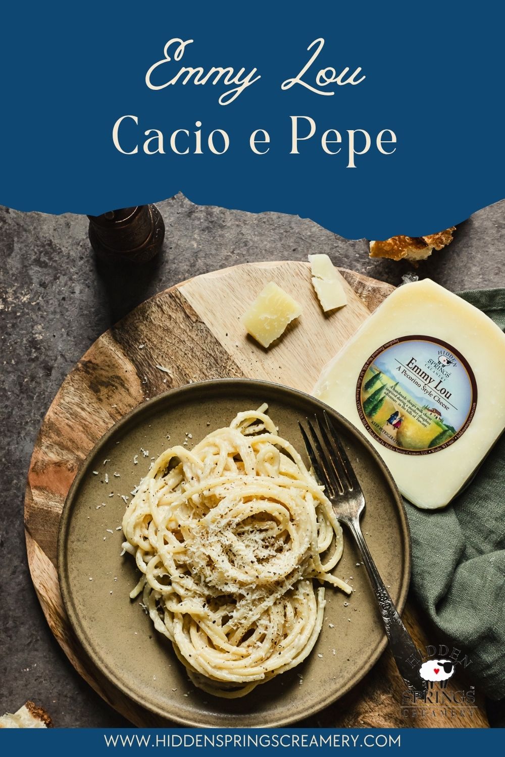 Creamy Emmy Lou Cacio e Pepe