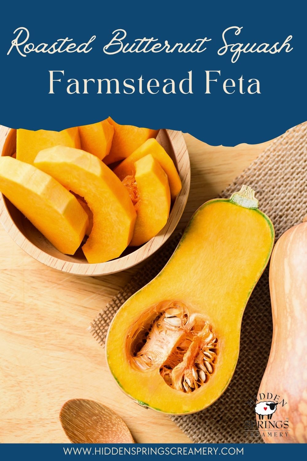 Roasted Butternut Squash with Farmstead Feta, Cranberries & Maple