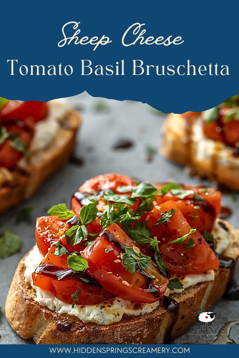 Tomato, Basil & Driftless Bruschetta