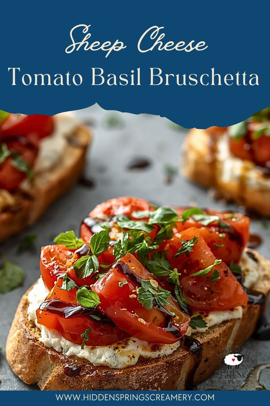 Tomato, Basil & Driftless Bruschetta