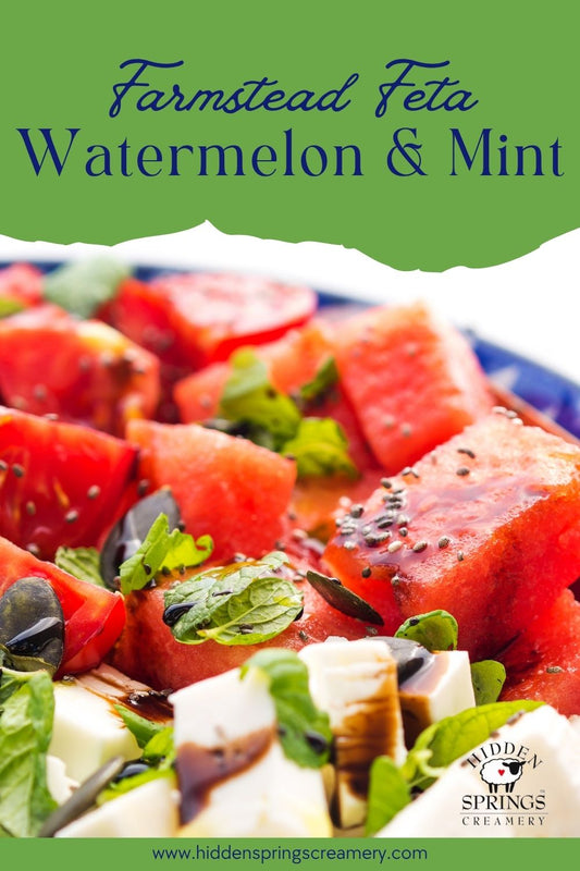 Watermelon, Feta & Mint Salad
