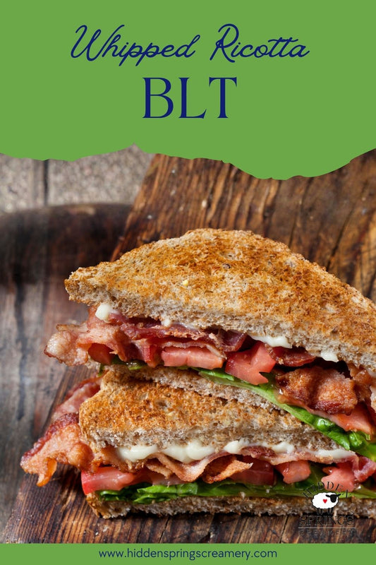 BLT with Whipped Ricotta
